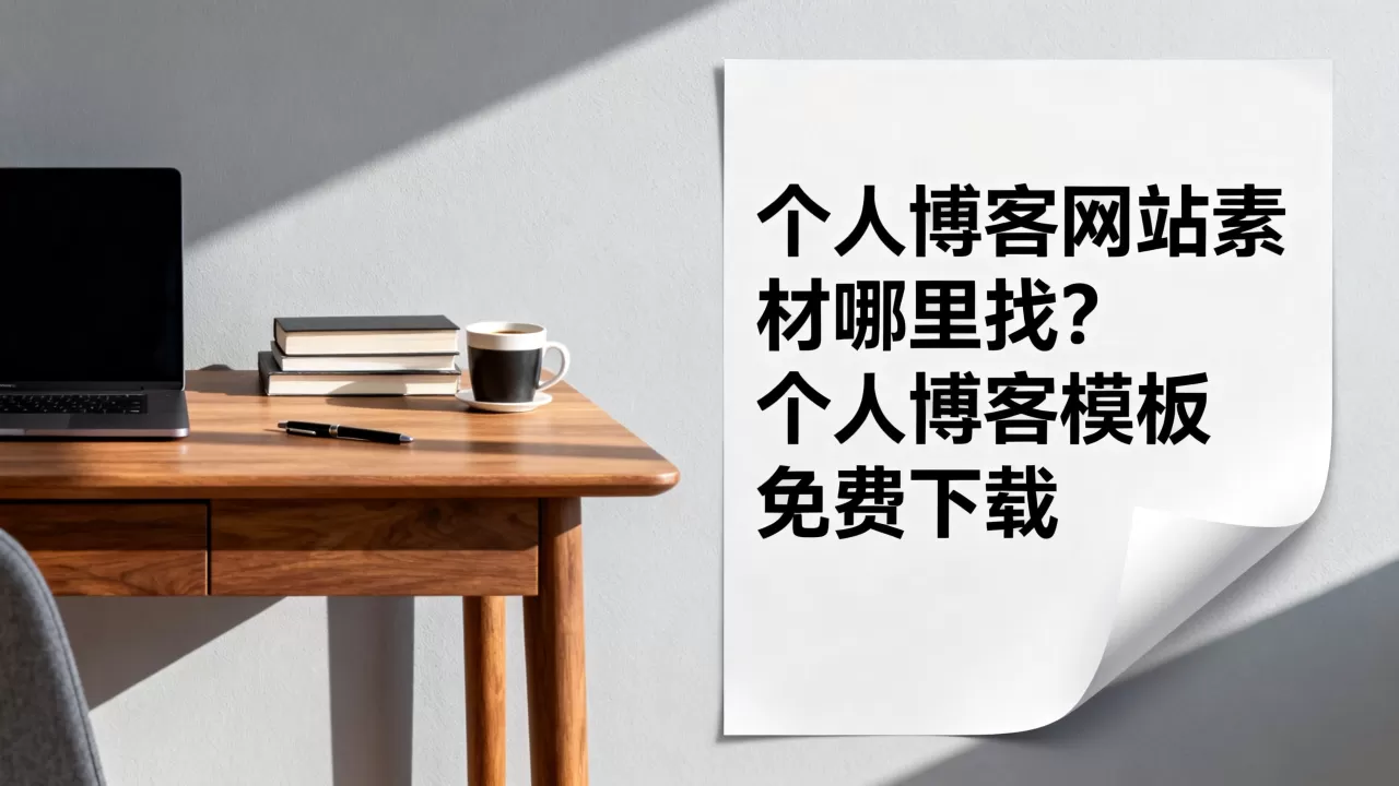 个人博客网站素材哪里找？个人博客模板免费下载