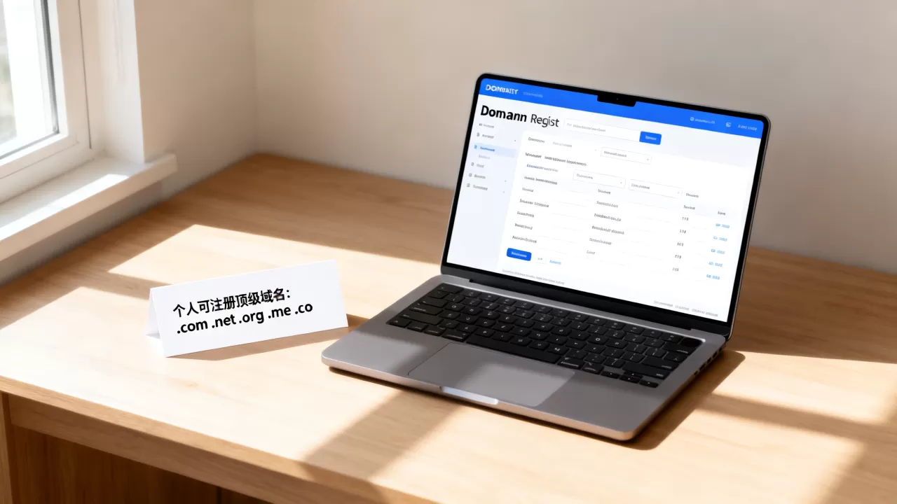 个人可以注册哪些顶级域名？哪些顶级域名适合个人注册