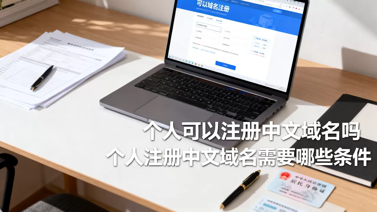 个人可以注册中文域名吗，个人注册中文域名需要哪些条件