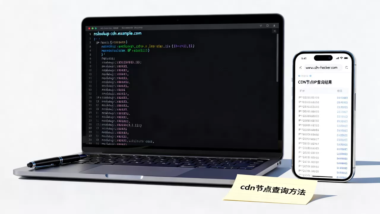 如何查cdn节点？查看cdn节点IP地址的方法