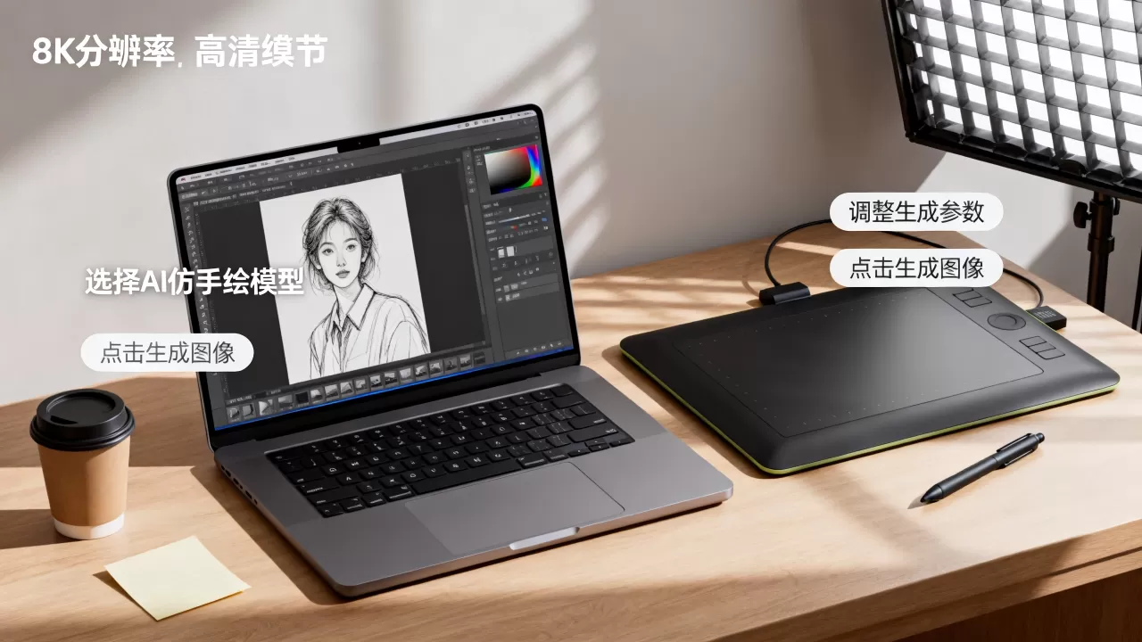 AI仿手绘大模型好用吗？AI绘画生成图片怎么操作