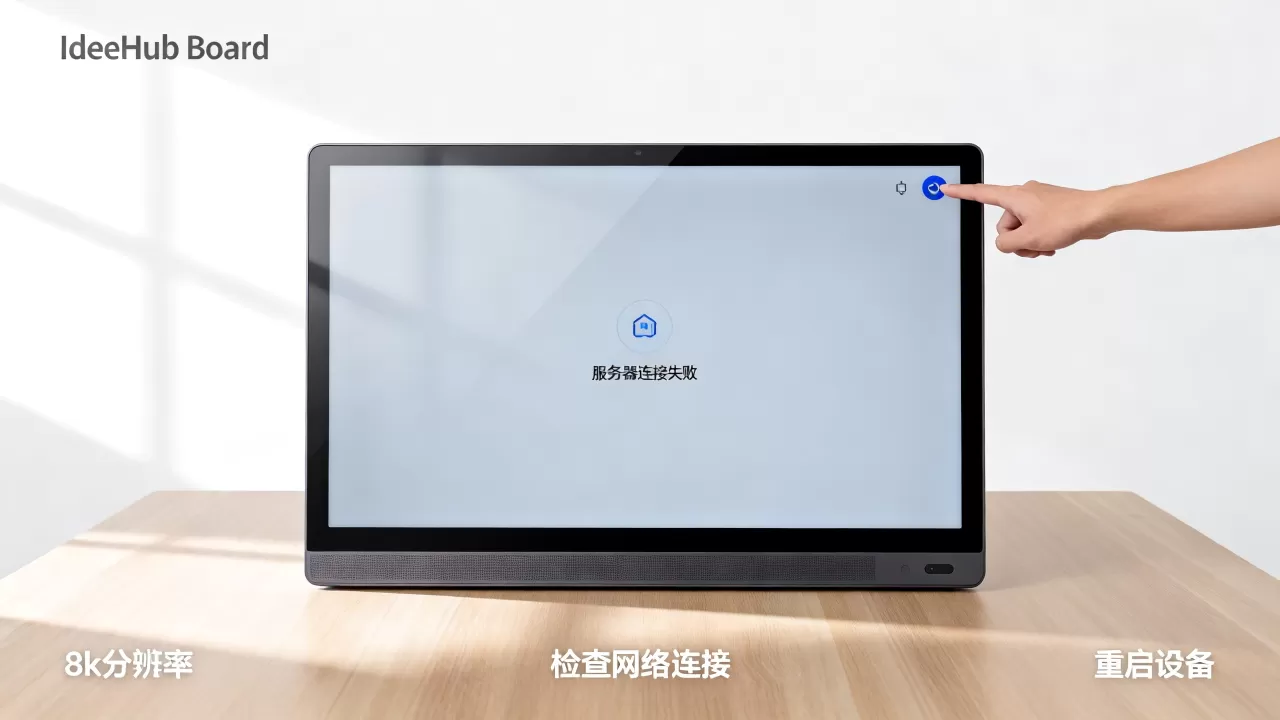 安卓客户端服务器连接失败怎么办？IdeaHub Board设备安卓设置教程