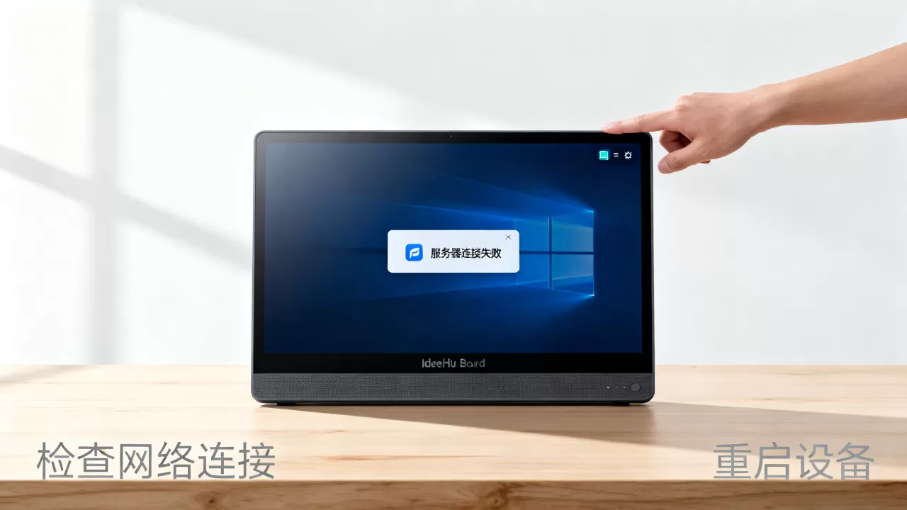 安卓客户端服务器连接失败怎么办？IdeaHub Board设备安卓设置教程