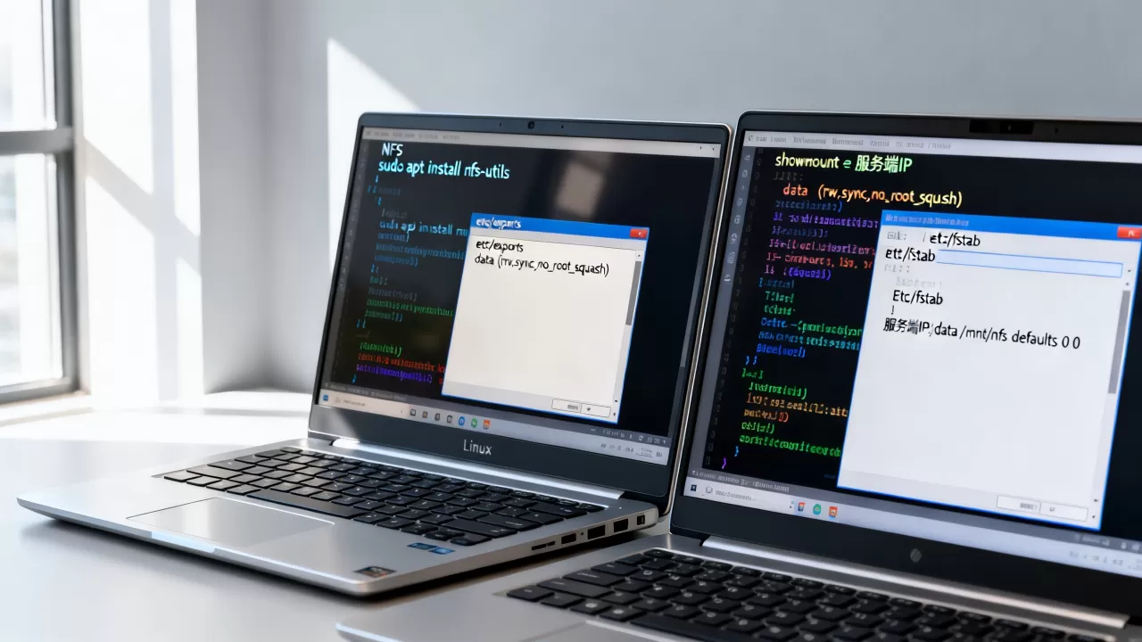 如何安装NFS服务端和客户端？Linux下NFS服务器配置教程