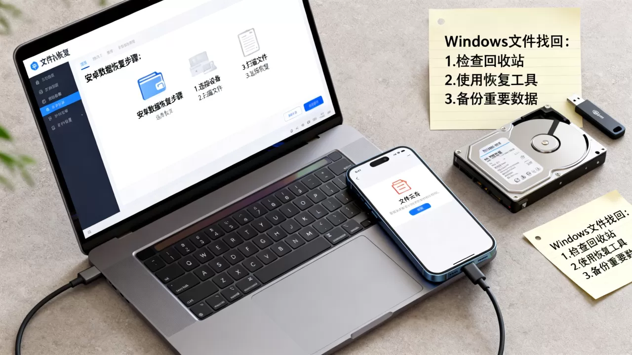 安卓手机文件恢复不了怎么办，windows系统文件丢失怎么找回