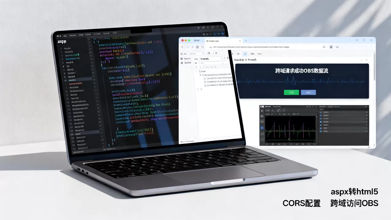 aspx网站如何改html5并配置CORS实现跨域访问OBS