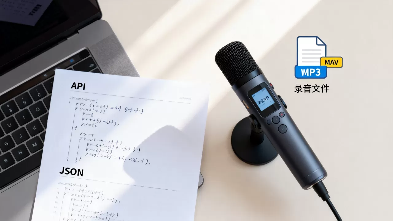 API是什么格式？录音文件是什么格式？