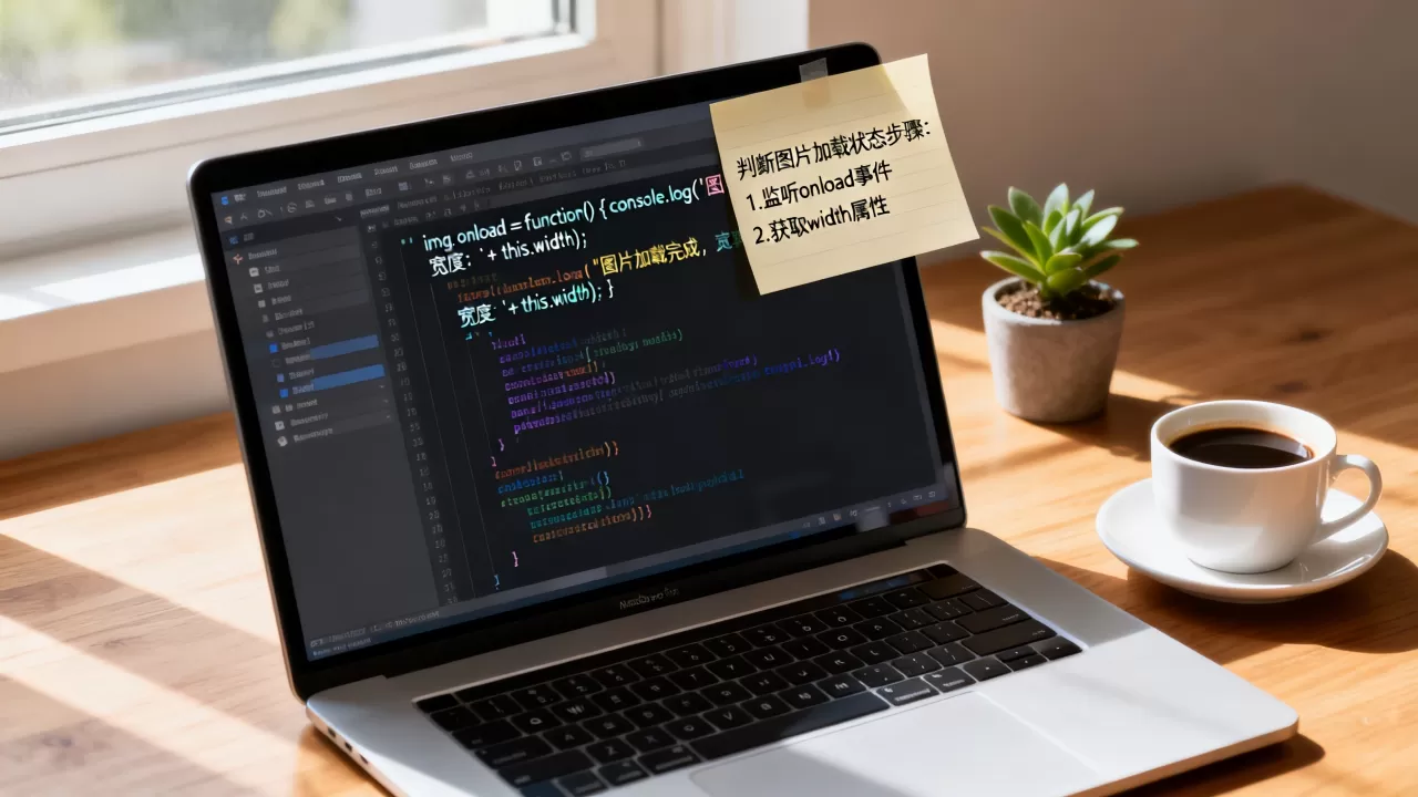 JS如何判断图片加载完成并获取宽度？前端判断图片加载状态