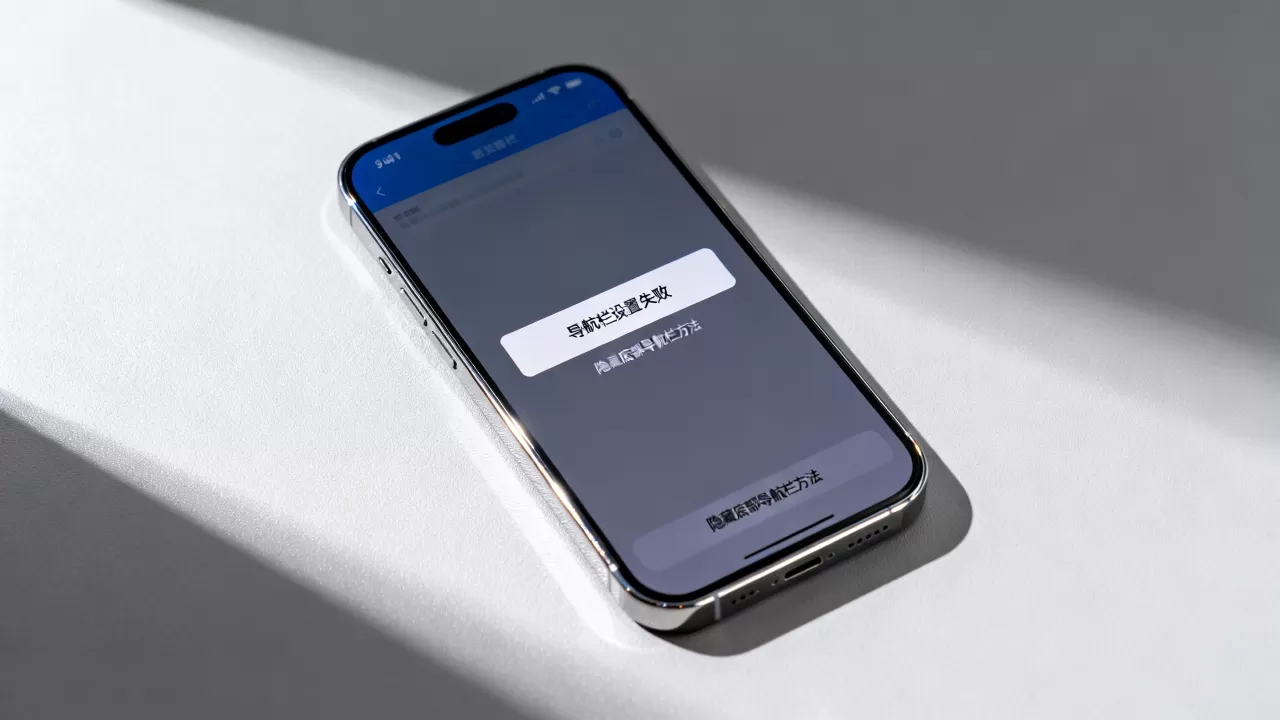 Android导航栏设置失败怎么办？安卓底部导航栏隐藏方法