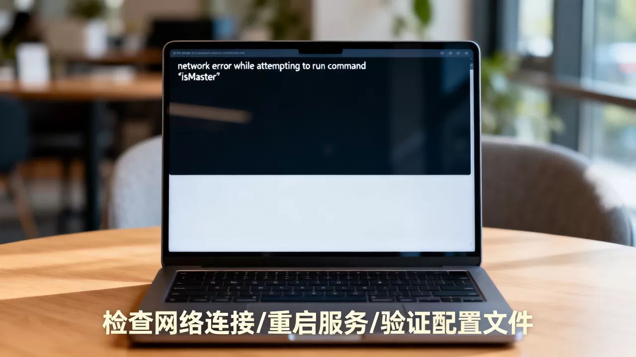 连接失败提示network error while attempting to run command ‘isMaster’怎么解决