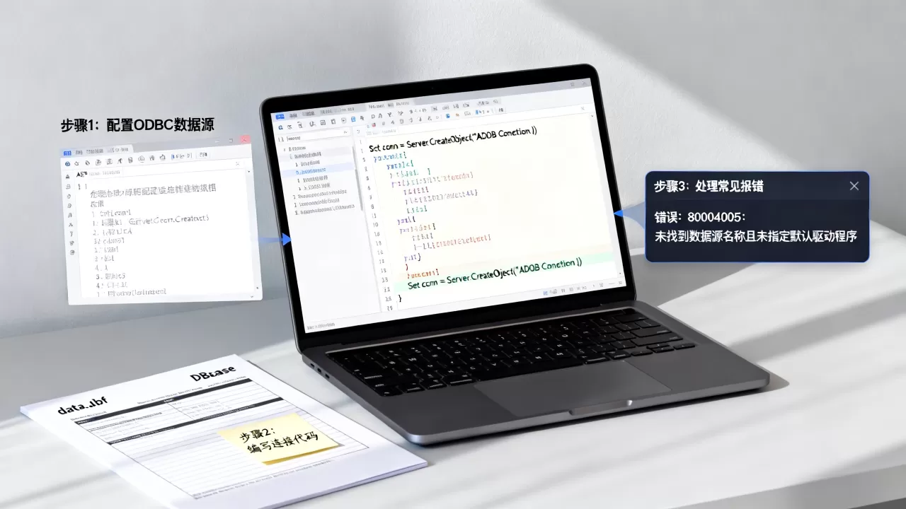 ASP如何连接DBase数据库？ASP连接DBase数据库报错解决方法