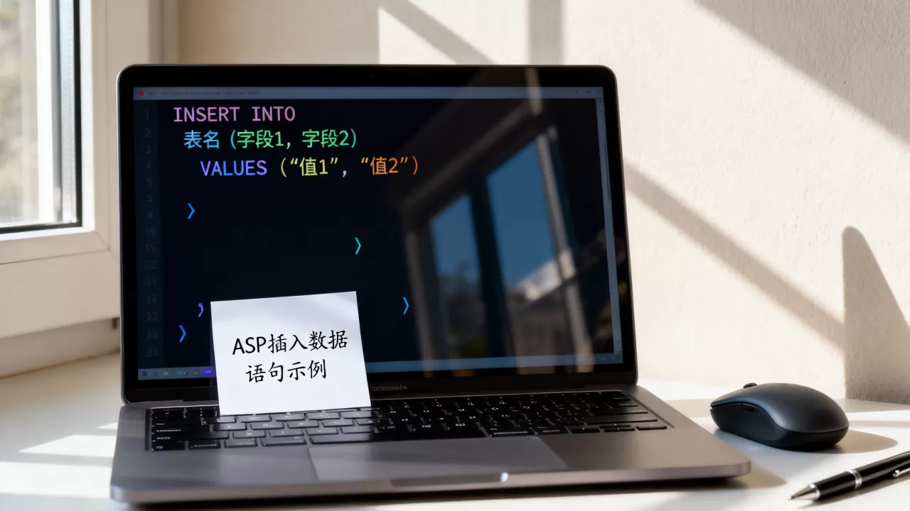 ASP插入一条语句怎么写？ASP插入数据语句示例