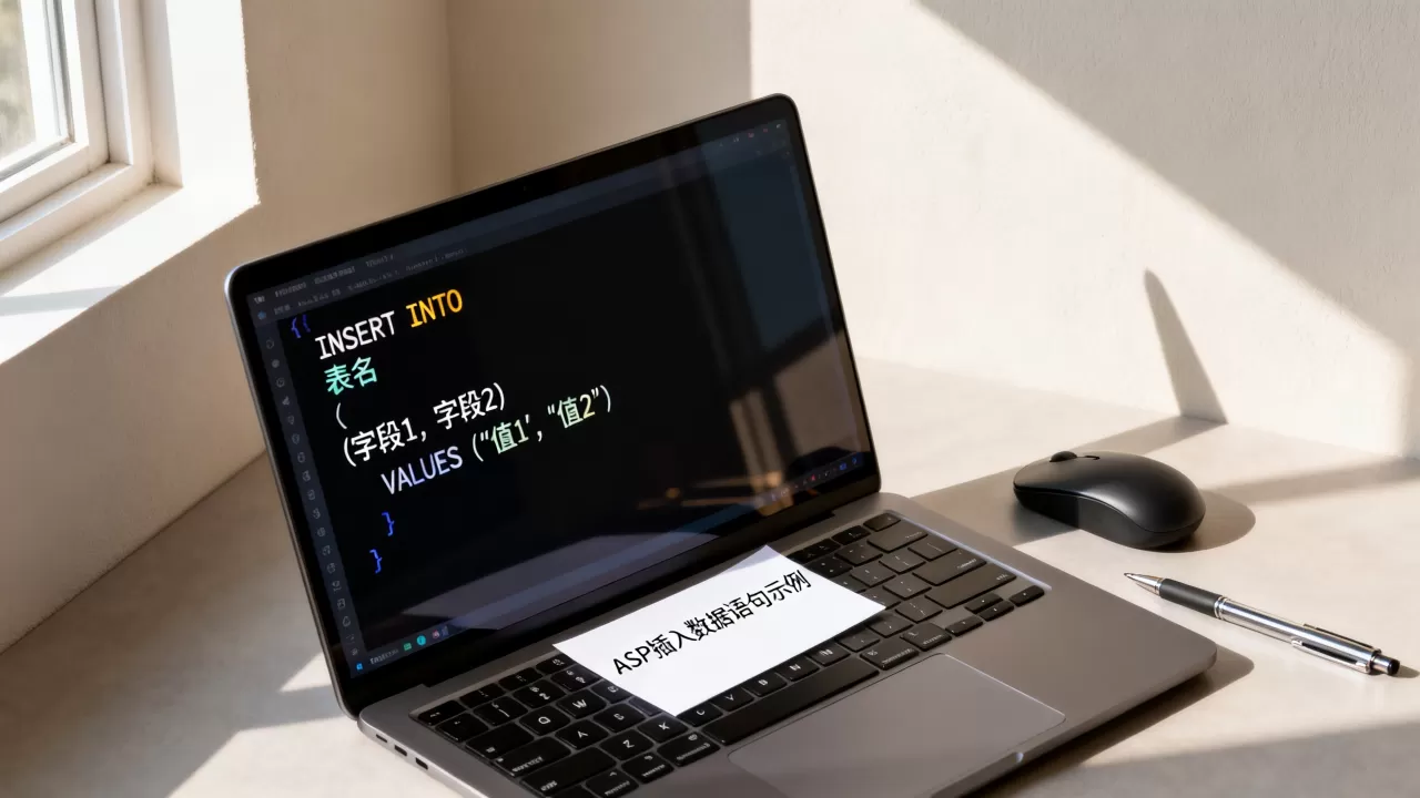 ASP插入一条语句怎么写？ASP插入数据语句示例