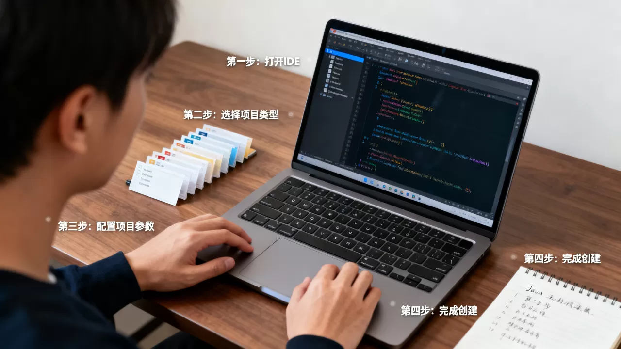如何创建Java项目？java项目创建详细步骤