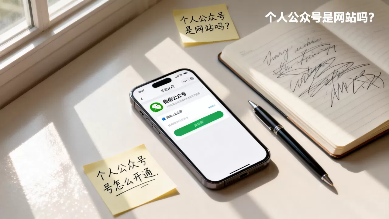 个人公众号是网站吗？个人公众号怎么开通