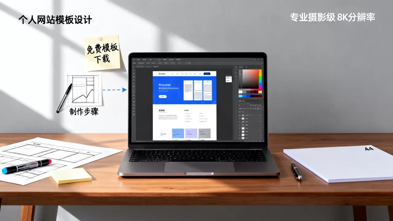 个人全屏网站模板怎么制作？个人网站模板免费高清