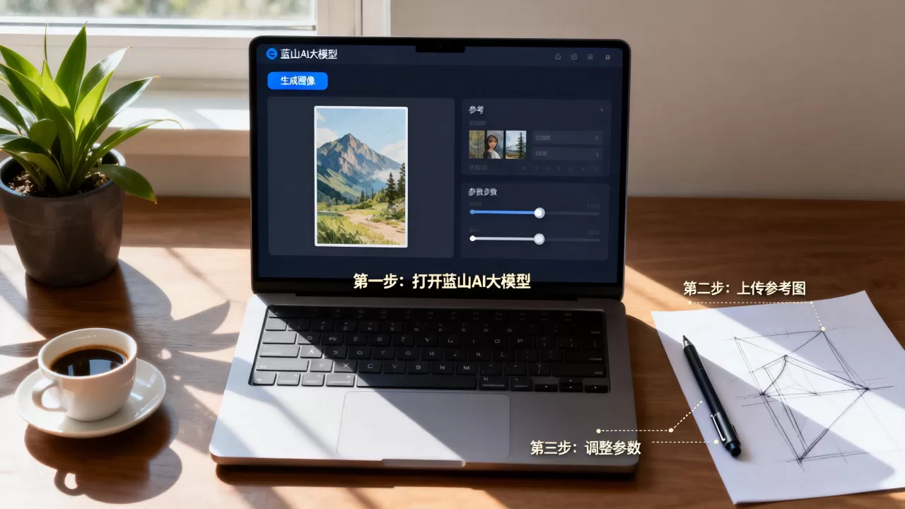 蓝山ai大模型画图怎么用？蓝山ai大模型画图教程