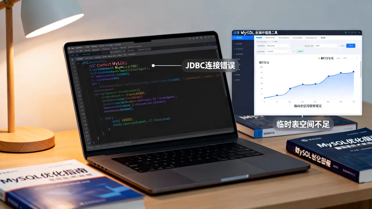 JDBC连接MySQL为何报错？MySQL临时表空间不足怎么解决