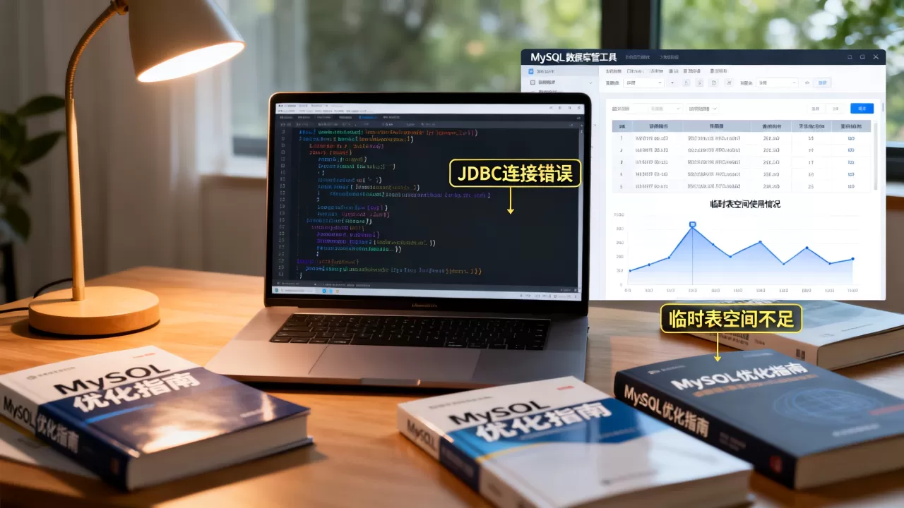 JDBC连接MySQL为何报错？MySQL临时表空间不足怎么解决