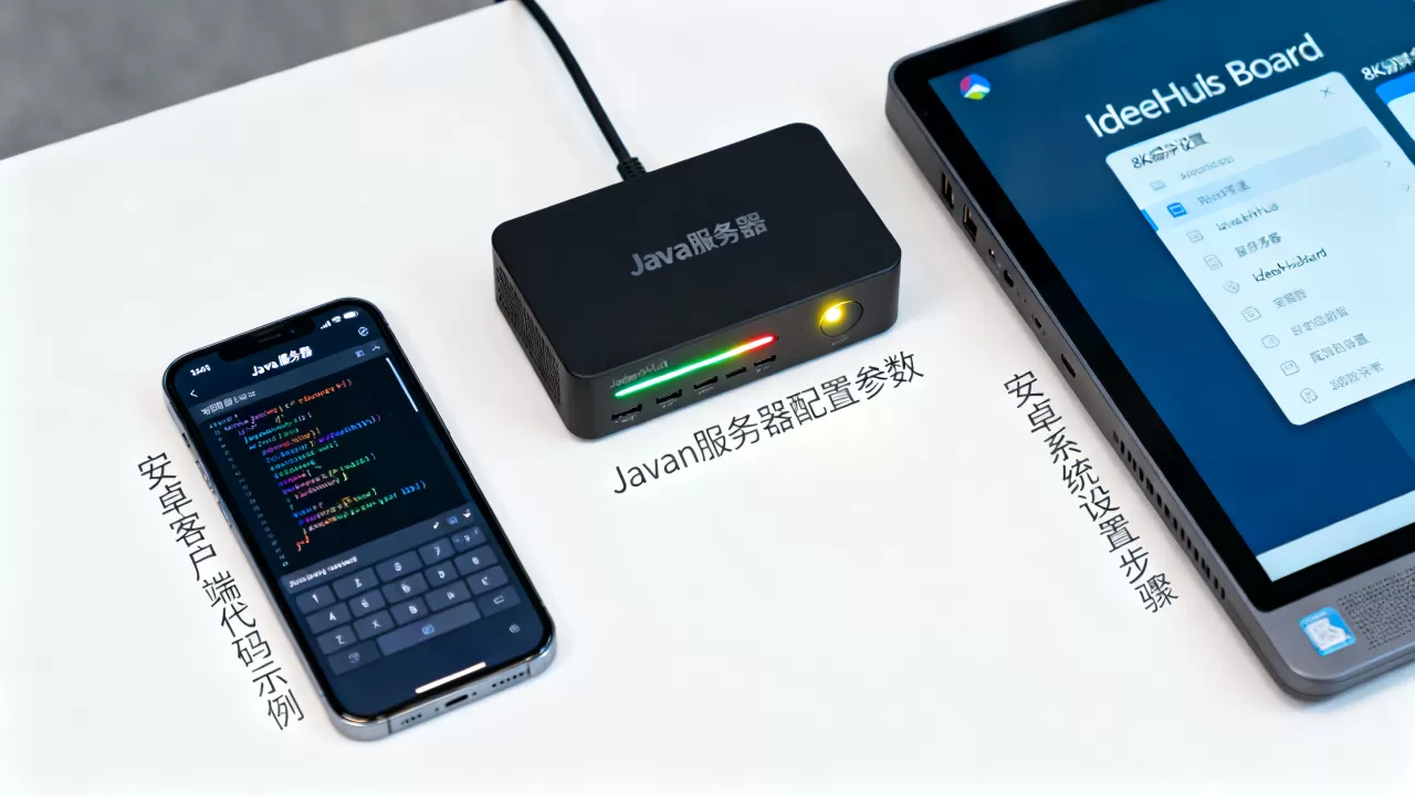 安卓客户端如何调用Java服务器？IdeaHub Board设备安卓设置