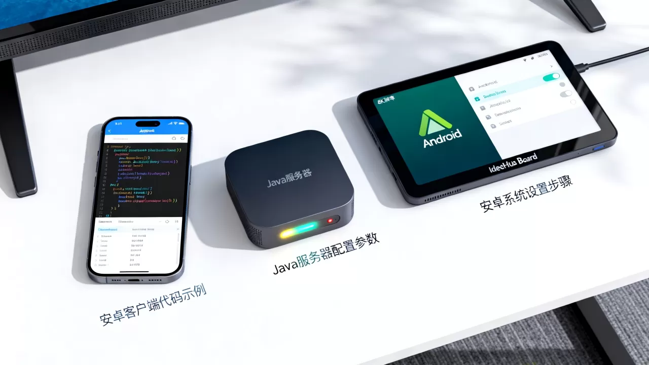 安卓客户端如何调用Java服务器？IdeaHub Board设备安卓设置