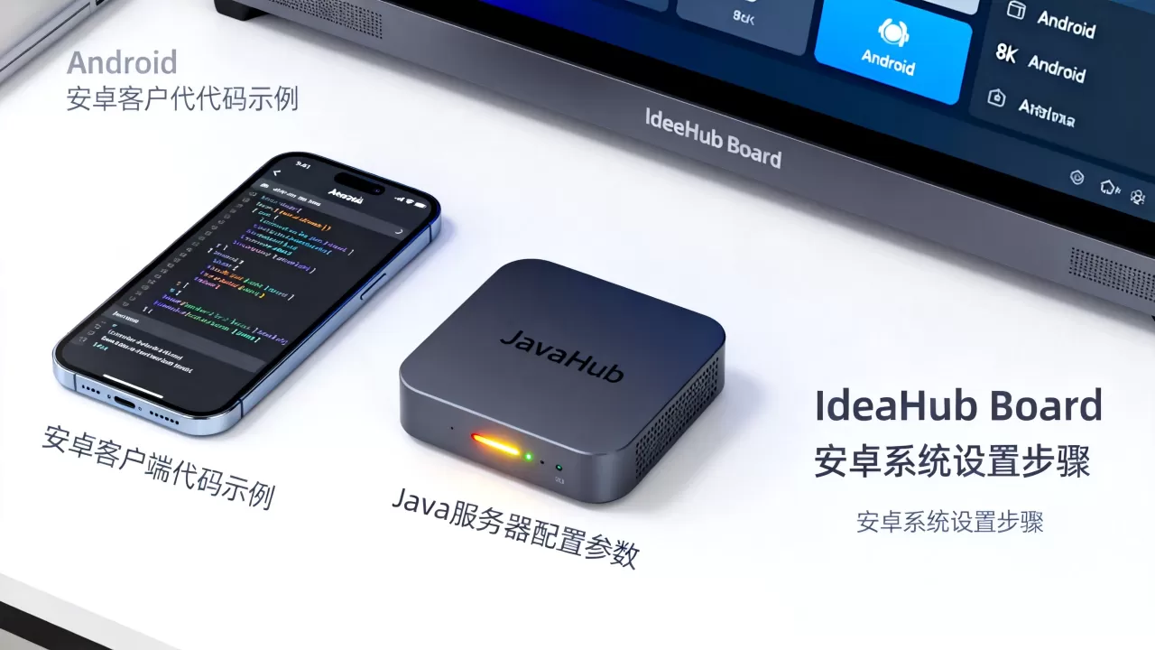 安卓客户端如何调用Java服务器？IdeaHub Board设备安卓设置
