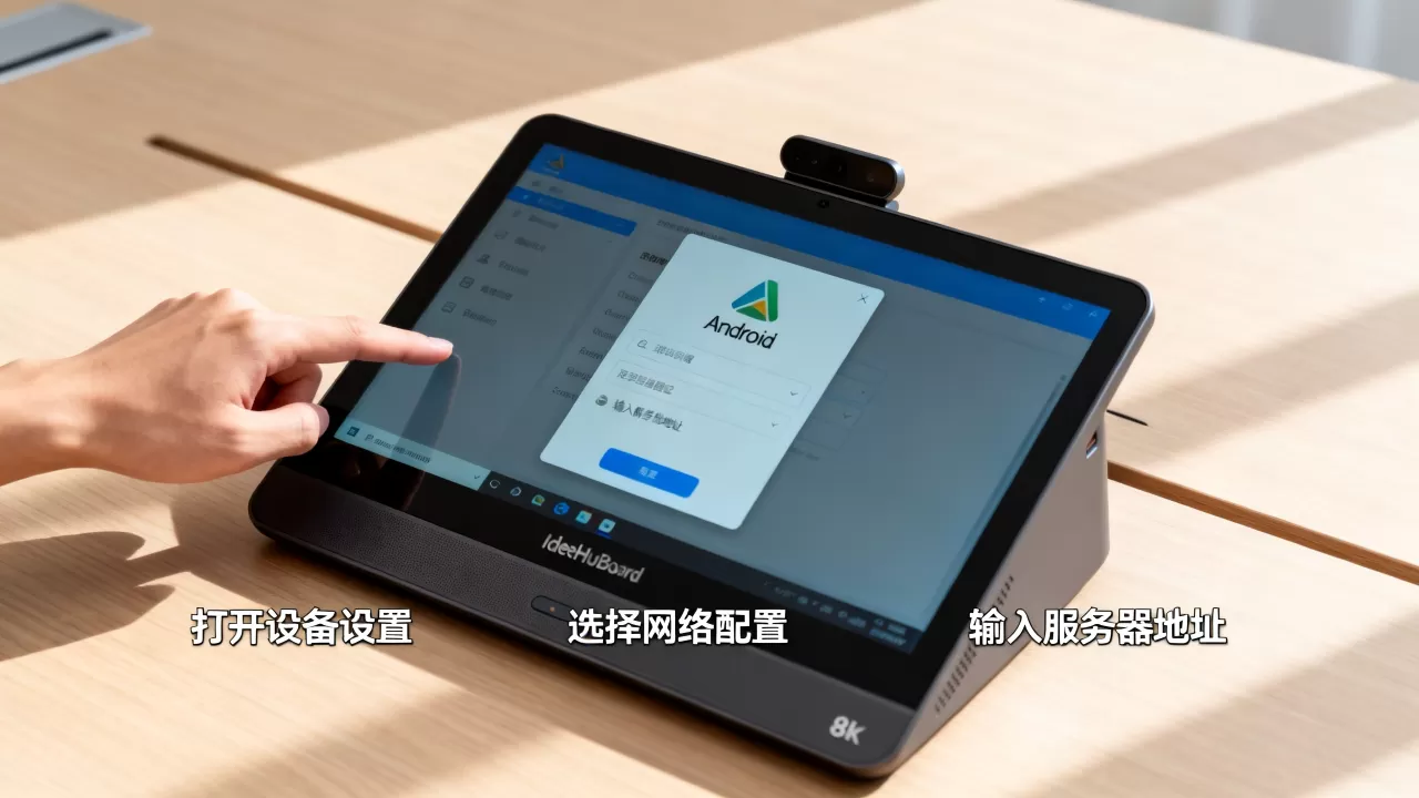 安卓客户端怎么连服务器数据库？IdeaHub Board设备安卓设置教程