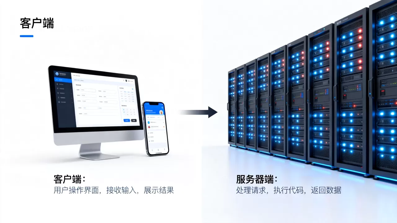 ASP客户端与服务器端有什么区别？ASP客户端服务器端