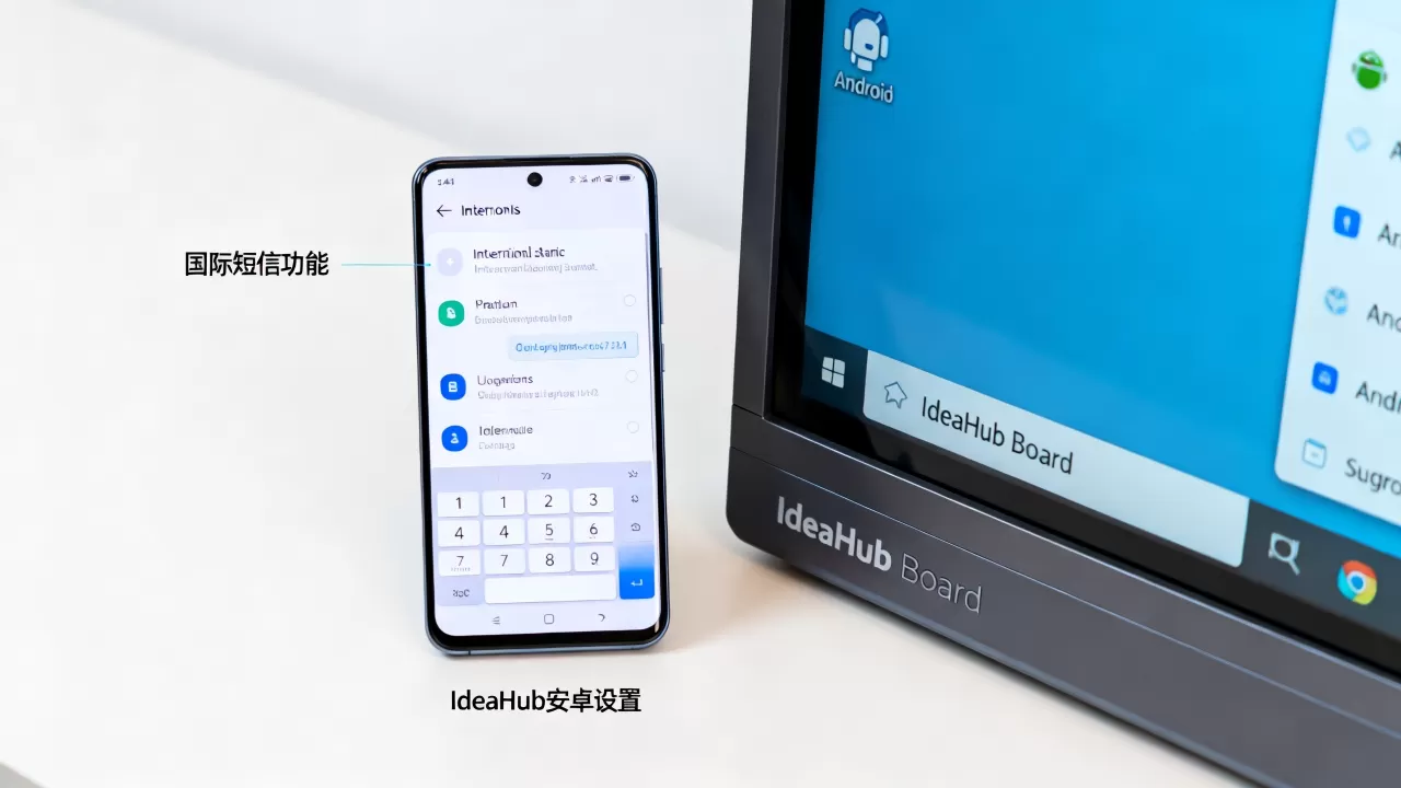 安卓手机出国能发短信吗？IdeaHub Board设备安卓设置