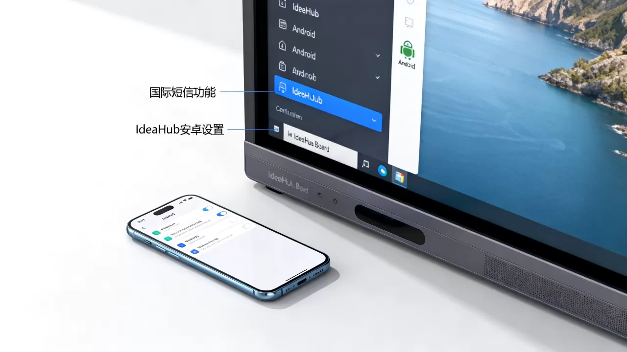 安卓手机出国能发短信吗？IdeaHub Board设备安卓设置