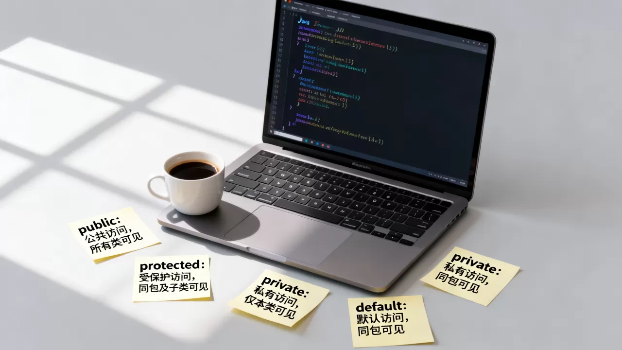 Java修饰符有哪些？public protected private default区别