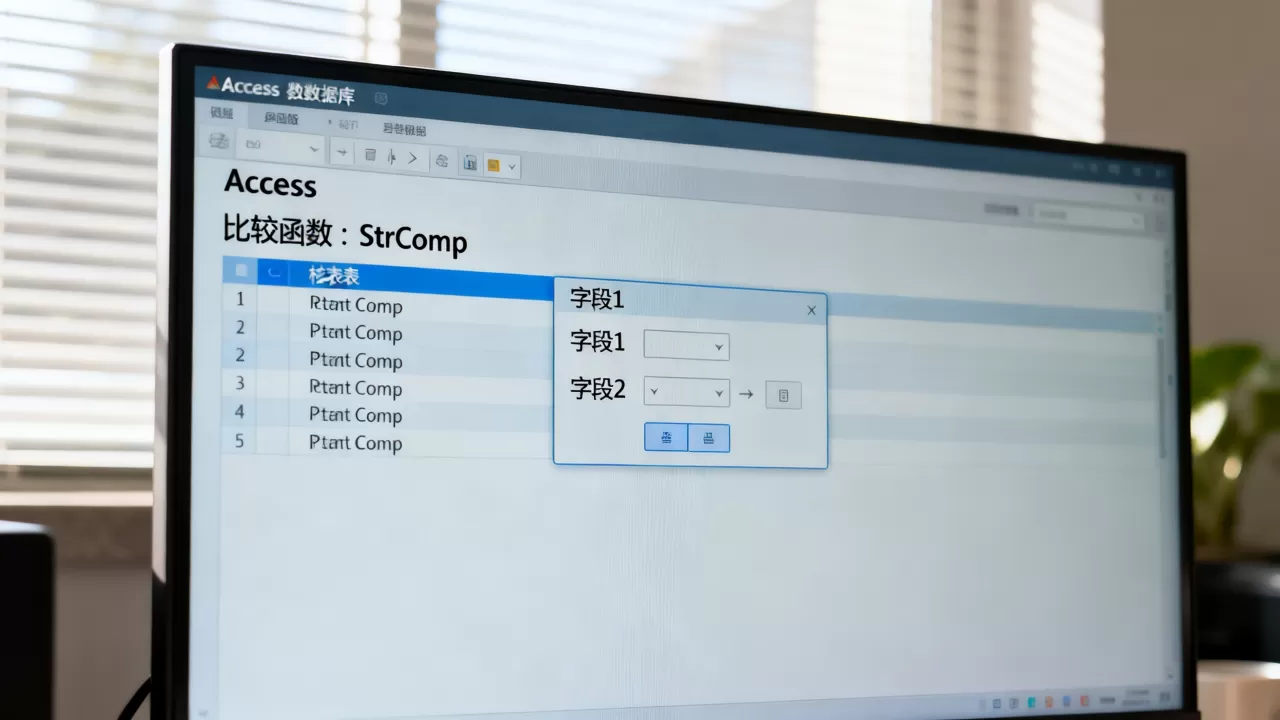 Access数据库比较函数怎么用?access数据库比较两个字段 Access数据库比较函数怎么用?access数据库比较两个字段