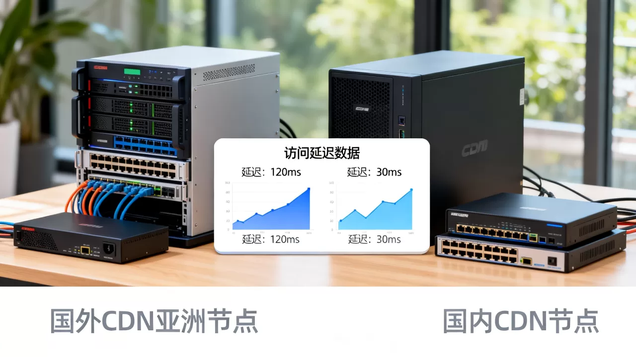 为什么国外CDN亚洲节点访问慢？国内CDN加速效果对比