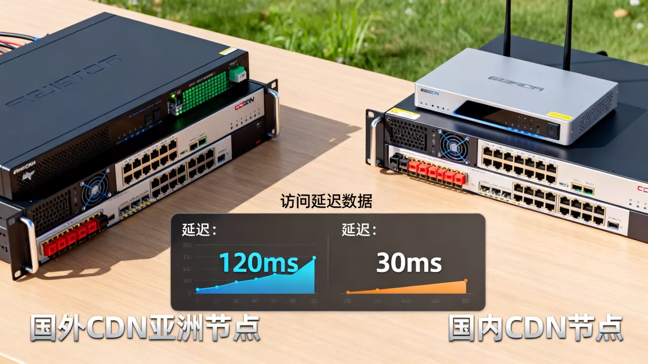 为什么国外CDN亚洲节点访问慢？国内CDN加速效果对比