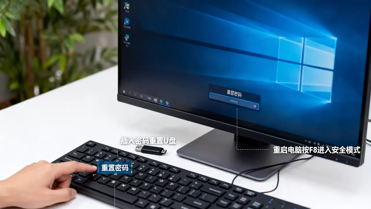 忘记administrator密码怎么办？电脑管理员密码忘了怎么重置