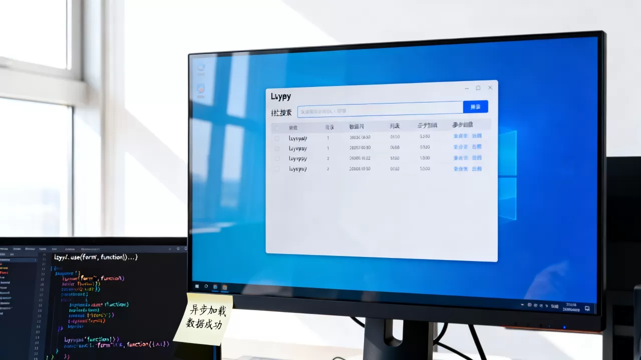 layui下拉搜索框异步加载数据怎么解决？layui select异步加载