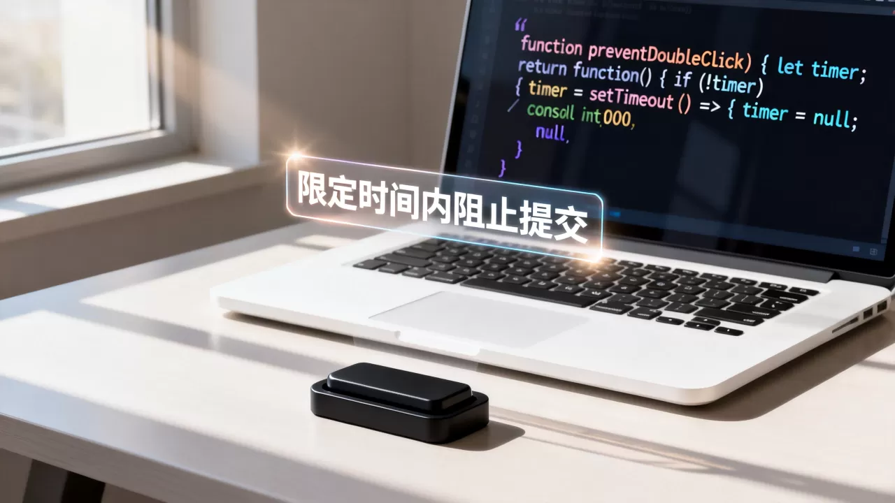 JS如何防止按钮重复点击？限定时间内阻止多次提交