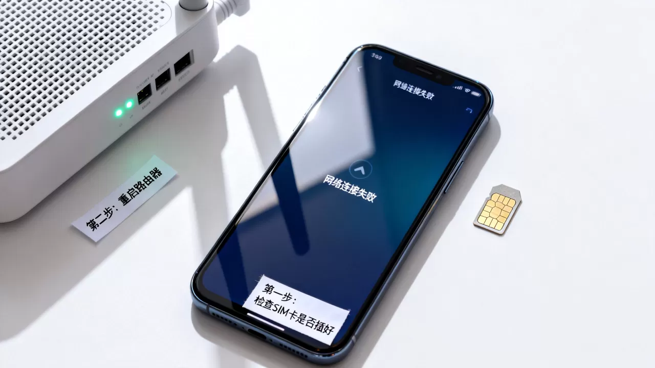 App网络连接失败怎么快速定位？手机连不上网怎么办