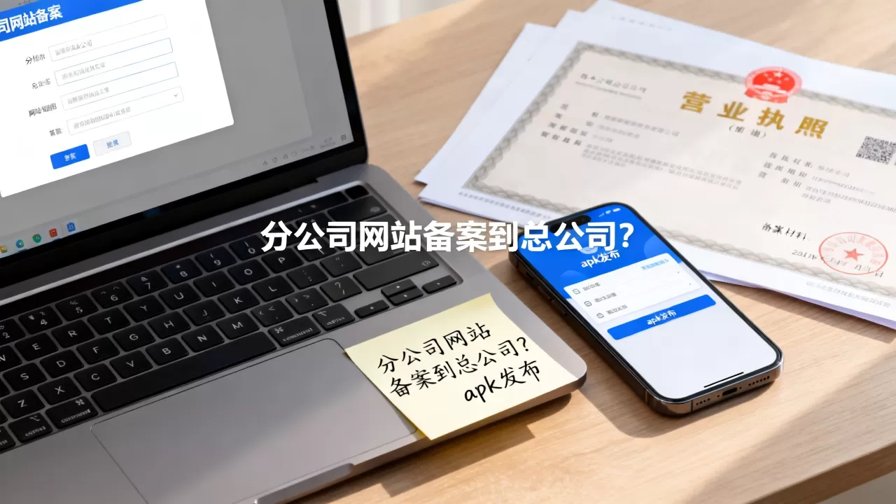 分公司网站能备案到总公司吗？apk发布到公司网站