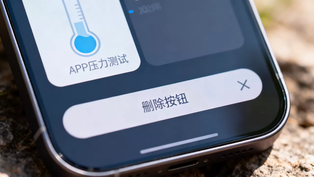 APP压力测试是什么意思？删除按钮是什么意思