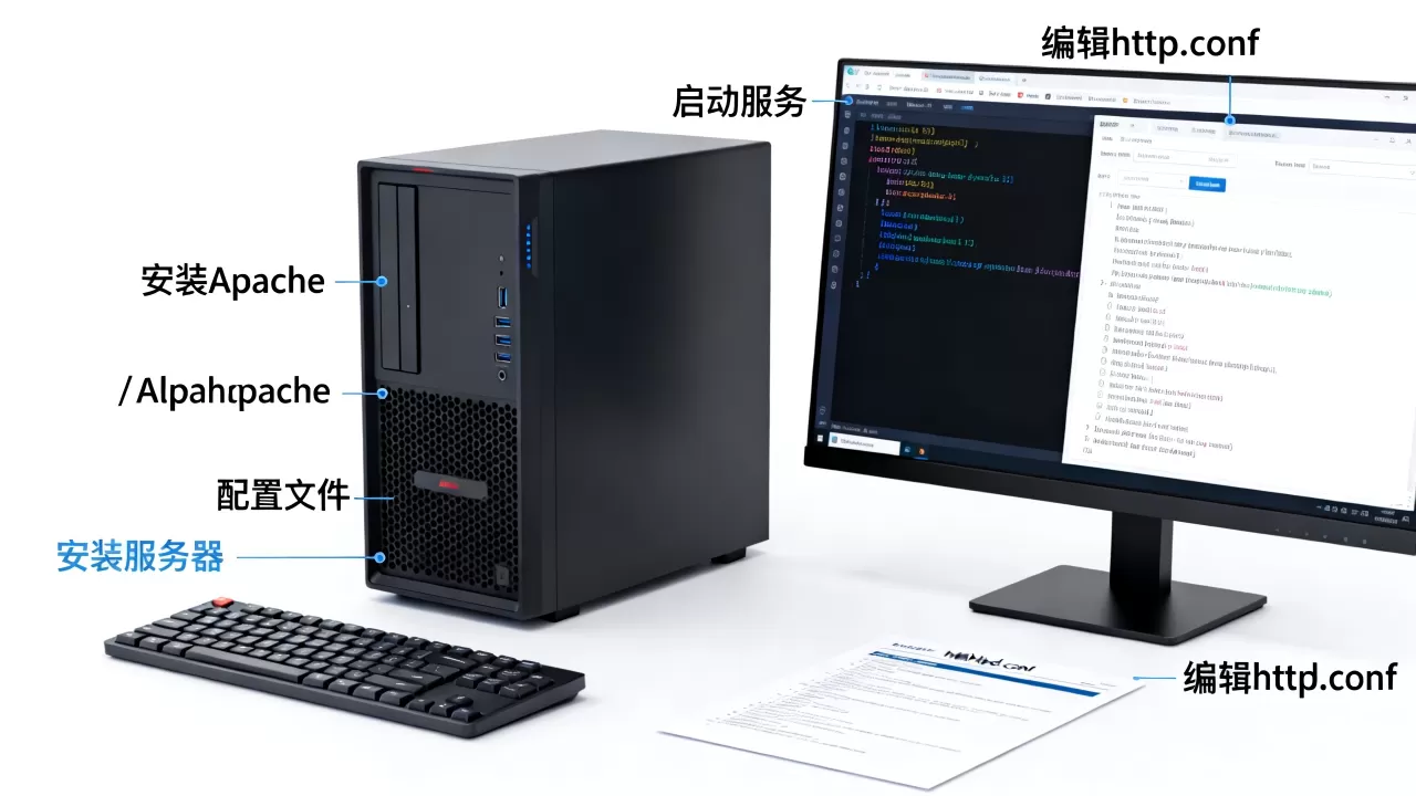 Apache搭建服务器如何配置？Apache配置教程