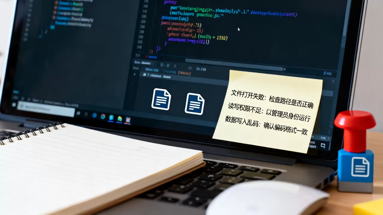 C语言文件处理遇到难题怎么办？c语言文件读写常见错误及解决方法