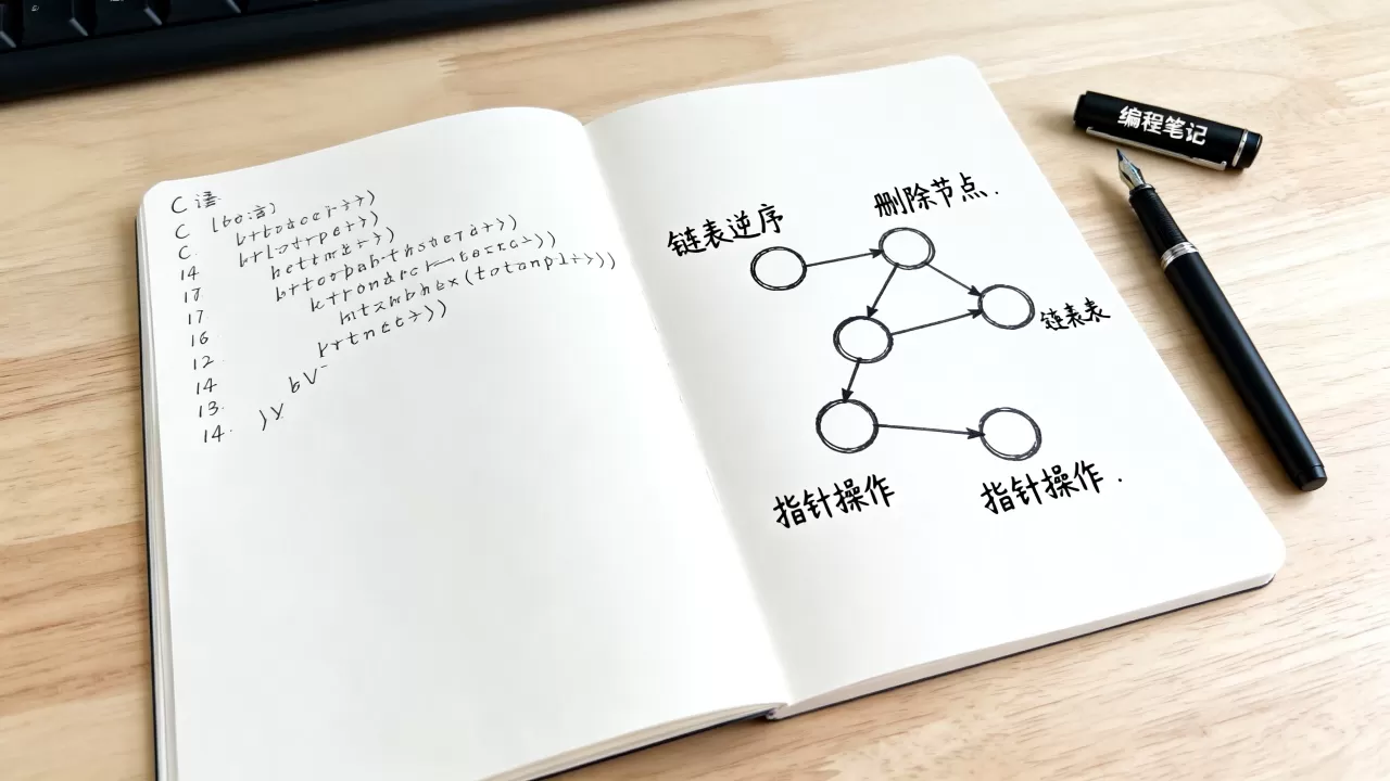 C语言指针处理链表总出错？链表逆序和删除节点怎么写