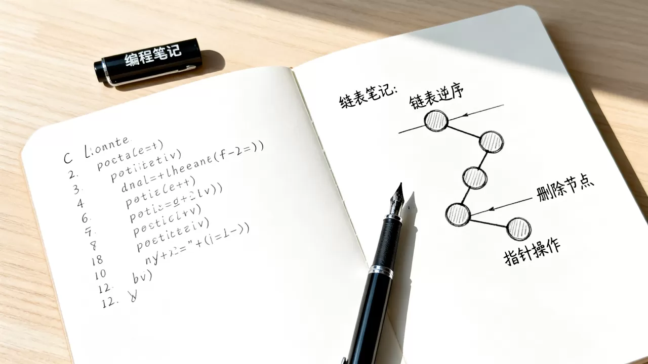 C语言指针处理链表总出错？链表逆序和删除节点怎么写