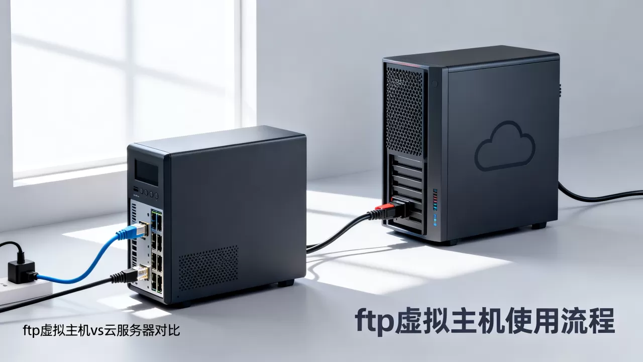 ftp虚拟主机怎么用？ftp虚拟主机和云服务器有什么区别