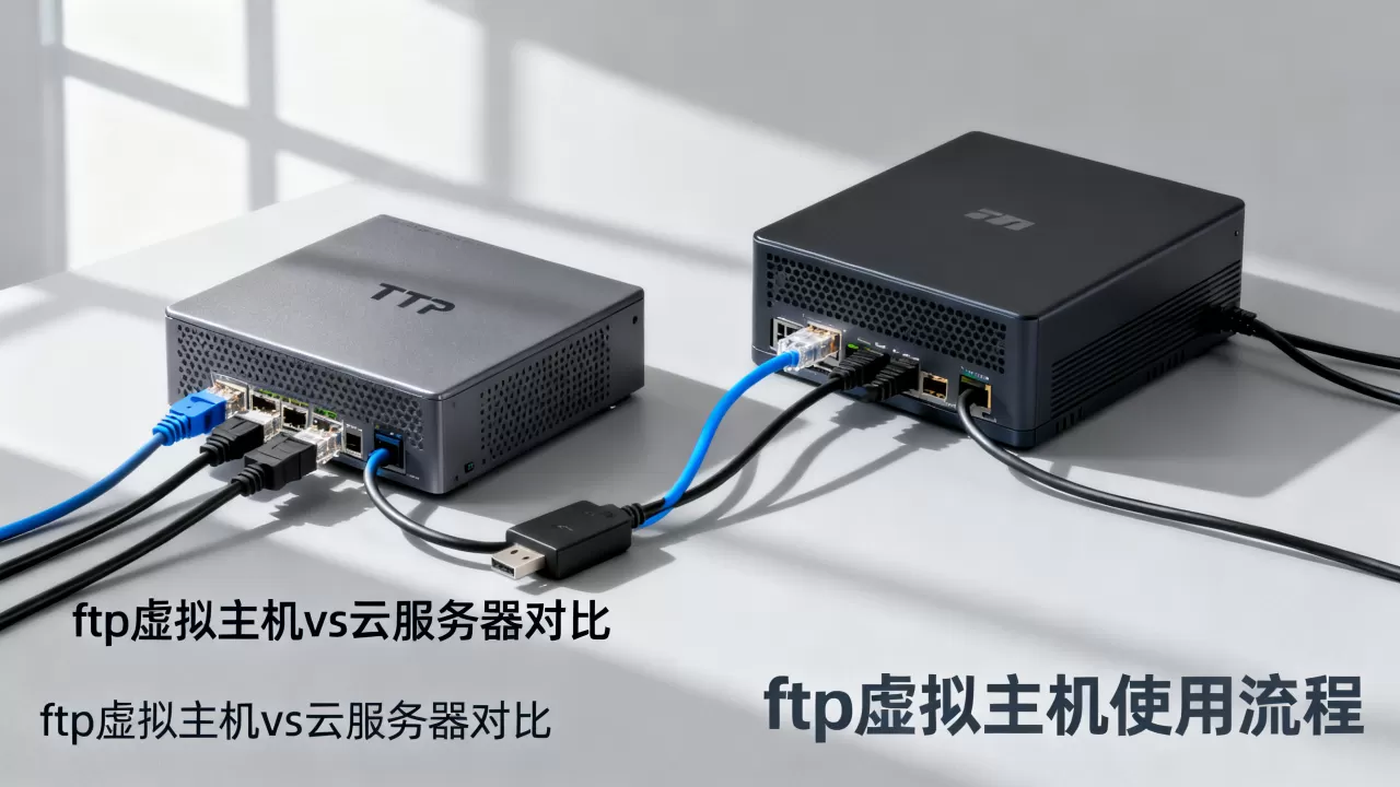 ftp虚拟主机怎么用？ftp虚拟主机和云服务器有什么区别