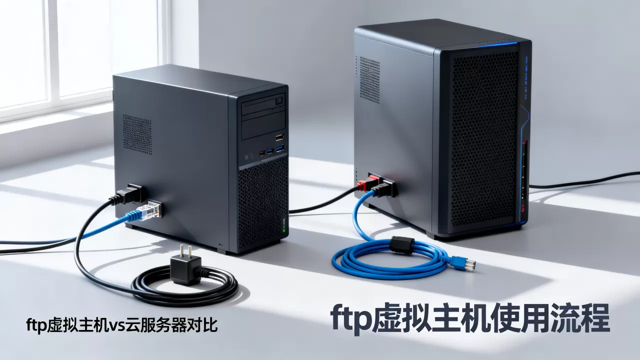 ftp虚拟主机怎么用？ftp虚拟主机和云服务器有什么区别
