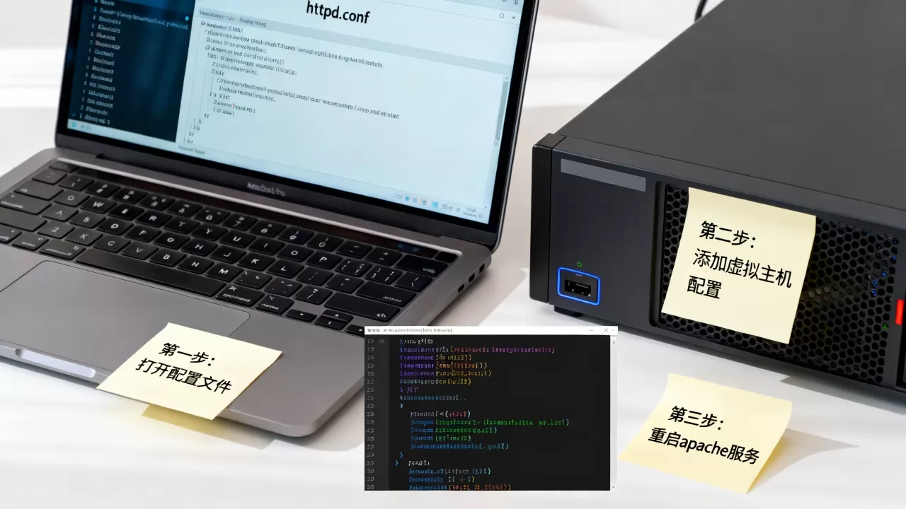 apache怎么配置虚拟主机？apache配置虚拟主机详细步骤