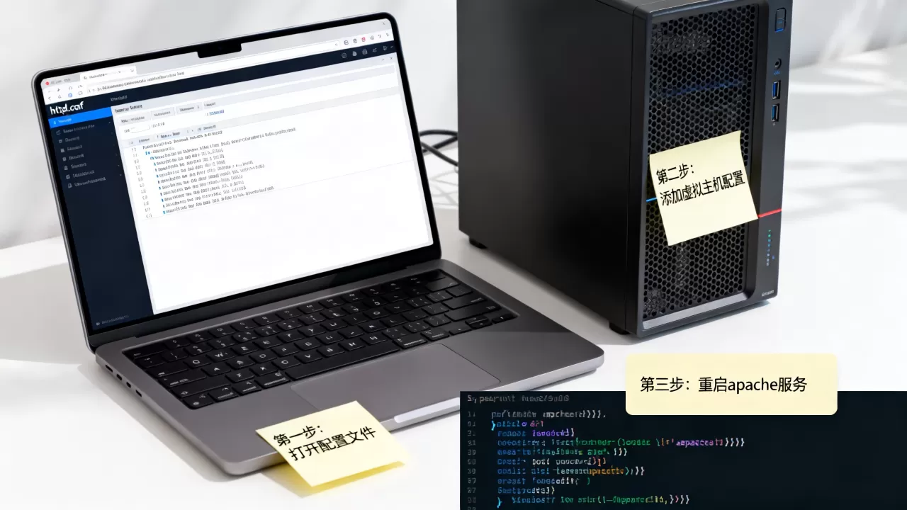 apache怎么配置虚拟主机？apache配置虚拟主机详细步骤