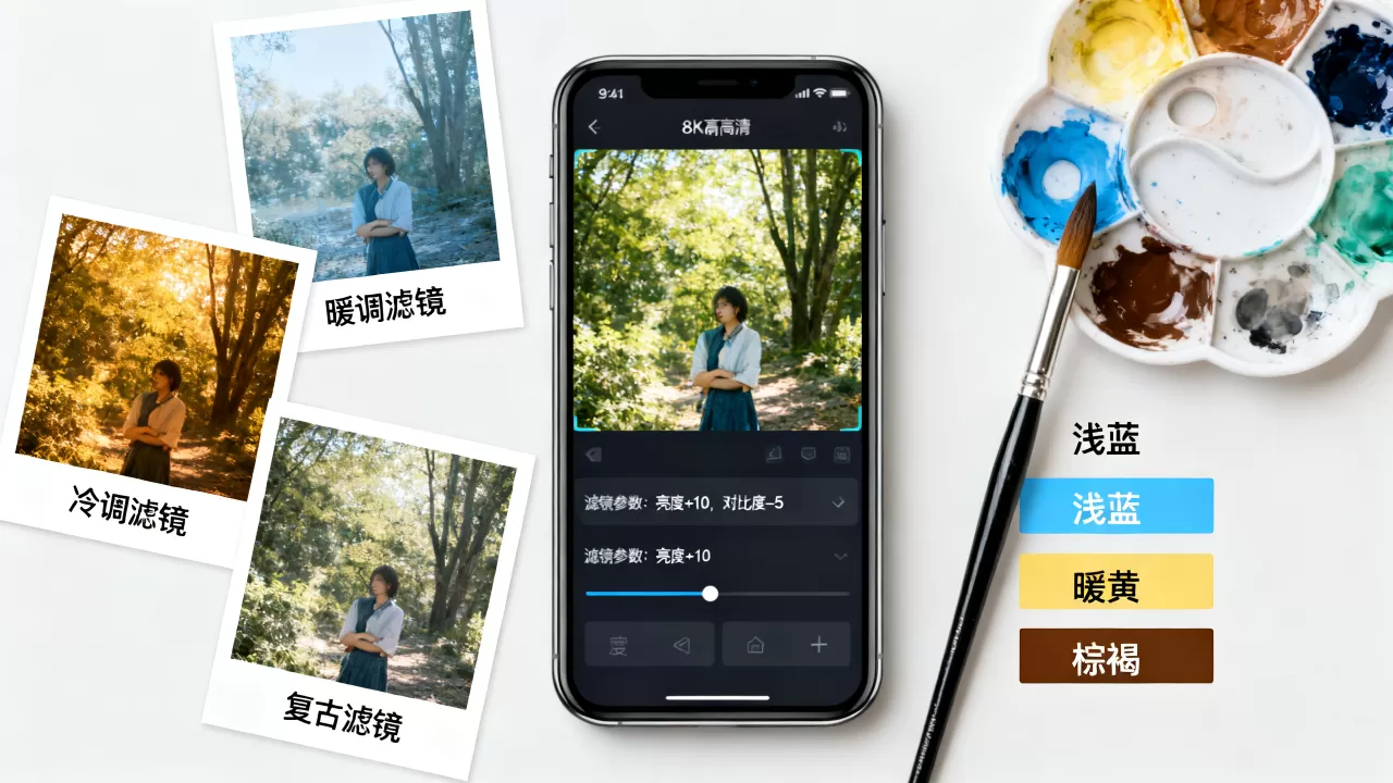 图片滤镜创意怎么玩？图片加滤镜怎么调好看